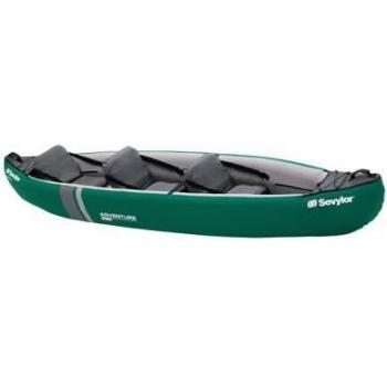 Canoa Inflable Sevylor Adventure Plus 2000016740, Verde Oscuro/Gris