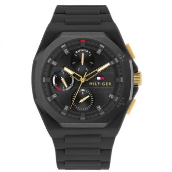 Tommy Hilfiger - Reloj de hombre Neo 1792120 multifunción de silicona negro