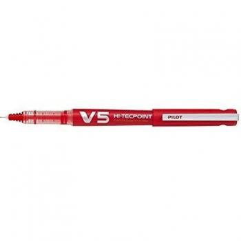 Pilot 232418 - Bolígrafo de tinta líquida, recargable, color rojo