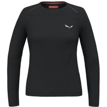 Salewa Camiseta de Manga Larga Pedroc Dry Mujer Negra M