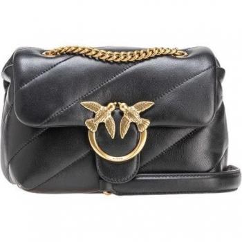 Pinko Women's Mini Love Bag Puff Maxi Quilt in Black | 100039A0F2 Color Z99Q