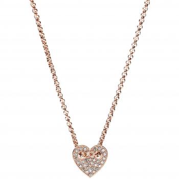 Collar de Metal en Color Oro Rosa para Mujer Fossil JF02284791