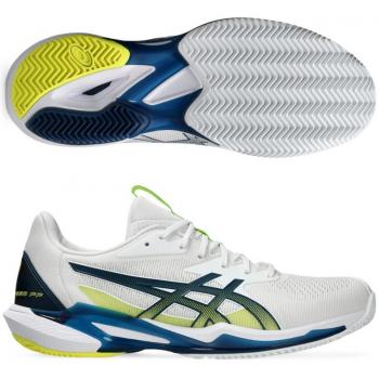 ASICS Solution Speed FF 3 Clay Zapatilla Tierra Batida Hombres - Blanco, Multicolor