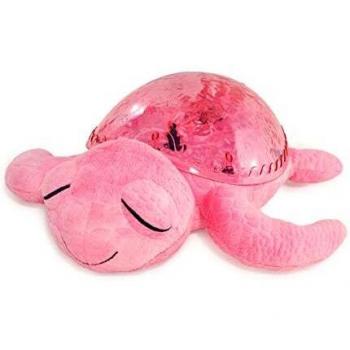 Tortuga Tranquila Cloud B® Rosa - Luz Nocturna Proyector Musical