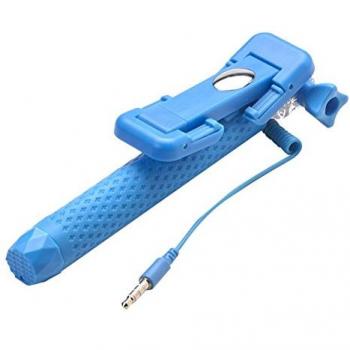 Celly Palo MINISELFIE con Cable Azul ACUA
