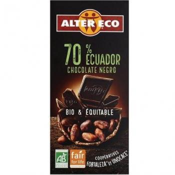 Altereco Chocolate Negro Ecuador 70% Orgánico 100g