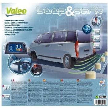 Valeo 632015 Beep and Park - Asistente de estacionamiento con pantalla LCD y 4 sensores