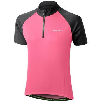 Altura Womens Cadence maillot de manga corta, mujer, color rosa y negro, tamaño talla 14