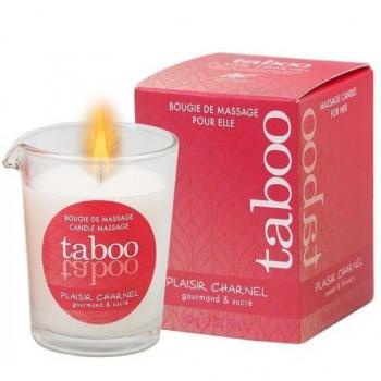 Ruf Taboo Vela de Masaje para Ella Plaisir Charnel Aroma Flor de Cacao 60g