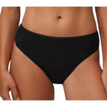 Pack de 2 Bragas Midi de Algodón Básicas Ysabel Mora (XL, Negro)
