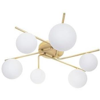 Lámpara de Techo ANÁLU 6xG9 Al.17xD.60cm Oro/Blanco
