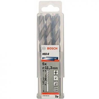 Bosch 2 608 585 532 - Pack de 5 brocas para metal HSS-G, DIN 338