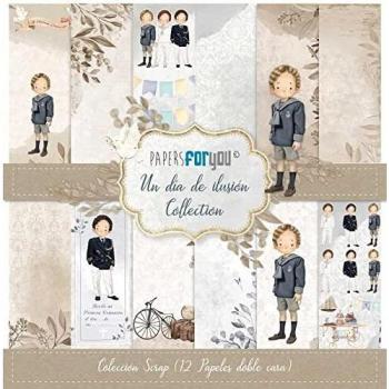 Papers For You Colección Papeles Scrap doble cara 180gr 12x12 Comuniones