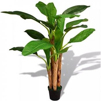 Artificial Banana Tree Plant with Pot 175 cm Green