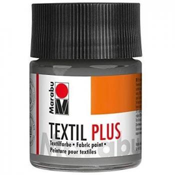 Pintura Textil Marabu Plus, Gris 078, 50 ml