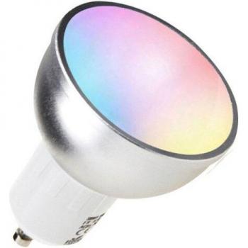 Bombilla inteligente GU10 WiFi RGB con control remoto por app, compatible con Alexa y Google Home