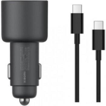 Xiaomi 67W Car Charger with USB-A and Type-C Ports Black