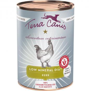 Terra Canis Alimentum Veterinarium Dieta Baja en Minerales 12 x 400 g - Pollo