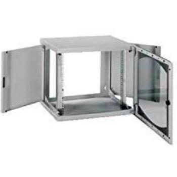 Armario de Red 19 6U Fijo con Puerta de Cristal - Schneider Electric NSYOPB6U4F