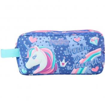 Estuche Organizador Escolar Infantil Totto Uniwildy con Cremallera