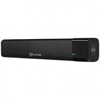 Altavoz inalámbrico, EIVOTOR 20W Altavoz portátil Barra de sonido Bajo Potente Bajo, Pantalla táctil, Estéreo doble, para iPhone / iPad / Samsung / Nexus / HTC / Android / PC / Tableta - Negro