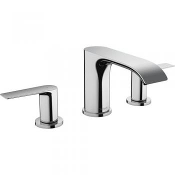 Mezclador de lavabo Hansgrohe Vivenis 3 orificios con desagüe pop-up, cromado, dimensiones 200x115x181mm