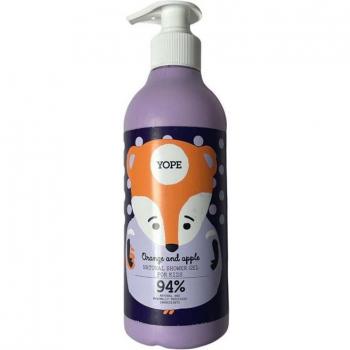 Kids' Natural Shower Gel Orange & Apple by Yope 400 ml
