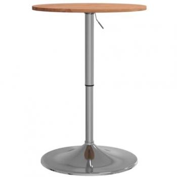 Mesa Alta de Madera Maciza de Haya Ø50x89,5 cm