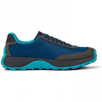 CAMPER Drift Trail VIBRAM - Men's Blue Sneakers - Size 43 (9.5 US) - Cotton Fabric