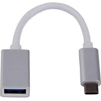 LMP 16089 USB-C a USB-A Adaptador de Cable - Plata
