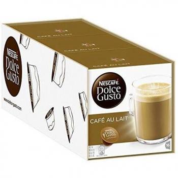 Cafe Dolce gusto CAFE CON LECHE | NESTLE Pack 3 cajas de 18 capsulas cada una