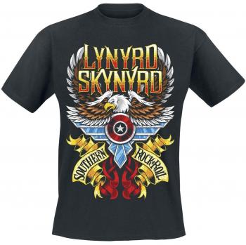 Lynyrd Skynyrd Black Southern Rock & Roll T-Shirt - Small Size