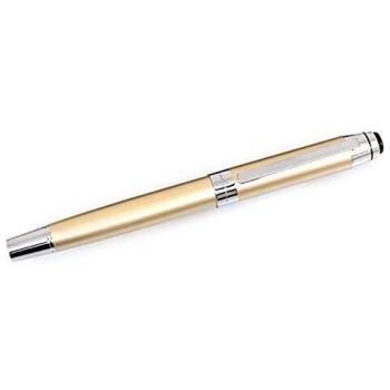 Roller Pierre Cardin 14Cm. Capuchón Extraíble Color Dorado Detalles Plateados