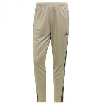 adidas Performance Men's Training Trousers Train Essentials 3-Stripes in Silver Pebble and Black, Size XXL