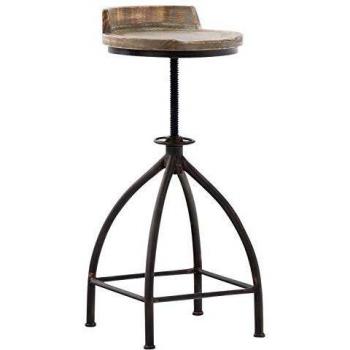 Taburete Buffalo Elegante y Confortable de Estilo Industrial en Bronce
