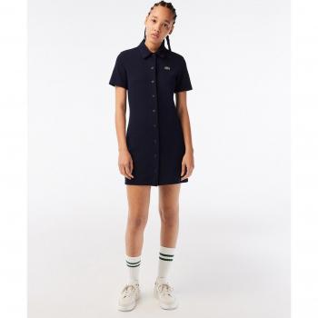 Vestido Polo Abotonado Lacoste en algodón ecológico