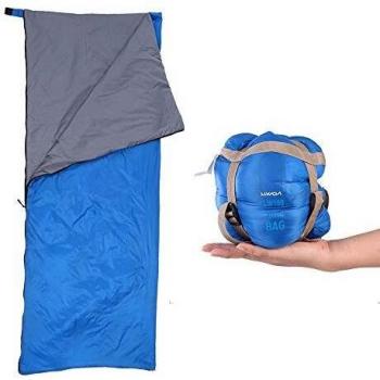 Lixada Saco de Dormir Ultraligero Compresible Saco de Dormir Rectangular Saco de Dormir Compacto Saco de Dormir Cálido de 4 Estaciones para Exteriores Camping Senderismo Trekking Montañismo