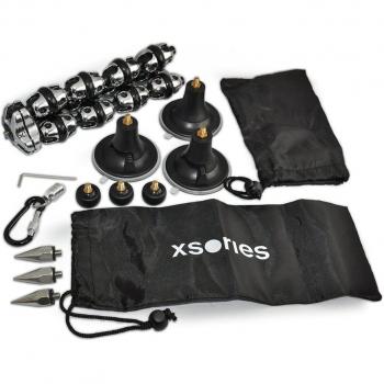 XSories Transformer Tripod - Trípode articulado con pies desmontables para cámara fotográfica, color gris metálico