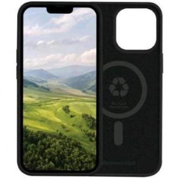 Capa Ecológica dbramante1928 Monaco para iPhone 14 Pro Max - Negra con MagSafe