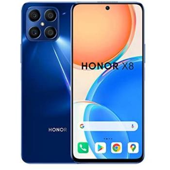 Smartphone Honor X8 6GB RAM, 128GB Almacenamiento, Dual SIM, Pantalla FHD+ 6.7, Procesador Qualcomm Snapdragon 680, Color Azul Oceánico