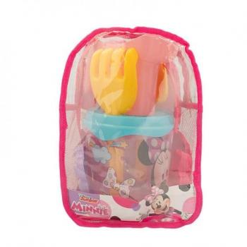 Mochila Minnie con Cubo y Accesorios de Playa Colorbaby
