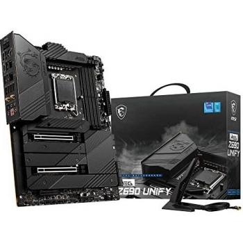 MSI PRO Z690-A WIFI Placa Base, ATX - Soporta Procesadores Intel Core 12th Gen, LGA 1700 - 14 Duet Rail 55A VRM, DDR5 Memory Boost 6400MHz/OC, 1 x PCIe 5.0 x16, 3 x M.2 Gen4 x4, 2.5G LAN, Wi-Fi 6E