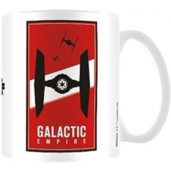 Star Wars MG23472 8 x 11,5 x 9,5 cm Logo de Combate Taza de cerámica, Multi-Color