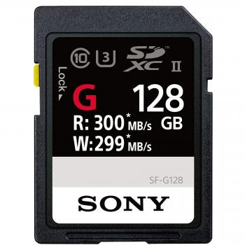 Sony SF-G Series UHS-II 128GB Class 10 SDXC Memory Card (300/299 MB/s)