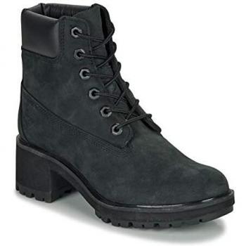 Timberland Kinsley Women's 6-Inch Waterproof Lace-Up Boots in Black, Size 3.5