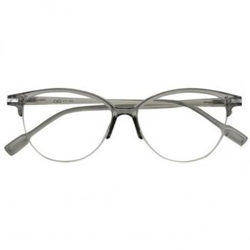 Croon Phil Grises Gafas Recetadas para Hombre con Armazones de Cristal y Lentes Transparentes +1.00