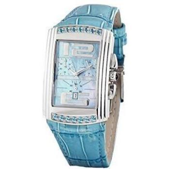 Chronotech Womens Analogue Quartz Watch with Leather Strap CT7018B-05S