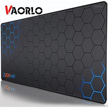 Alfombrilla de ratón VAORLO Extra Grande con Mapa del Viejo Mundo, Antideslizante de Goma Natural y Borde de Bloqueo para Gaming