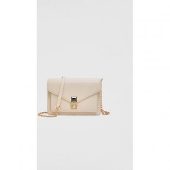Stradivarius Ecru Crossbody Bag OS