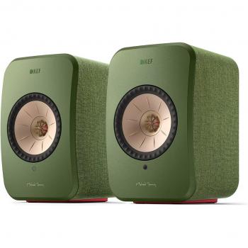 Altavoces de estantería KEF LSX II Wireless Verde Oliva (pareja)